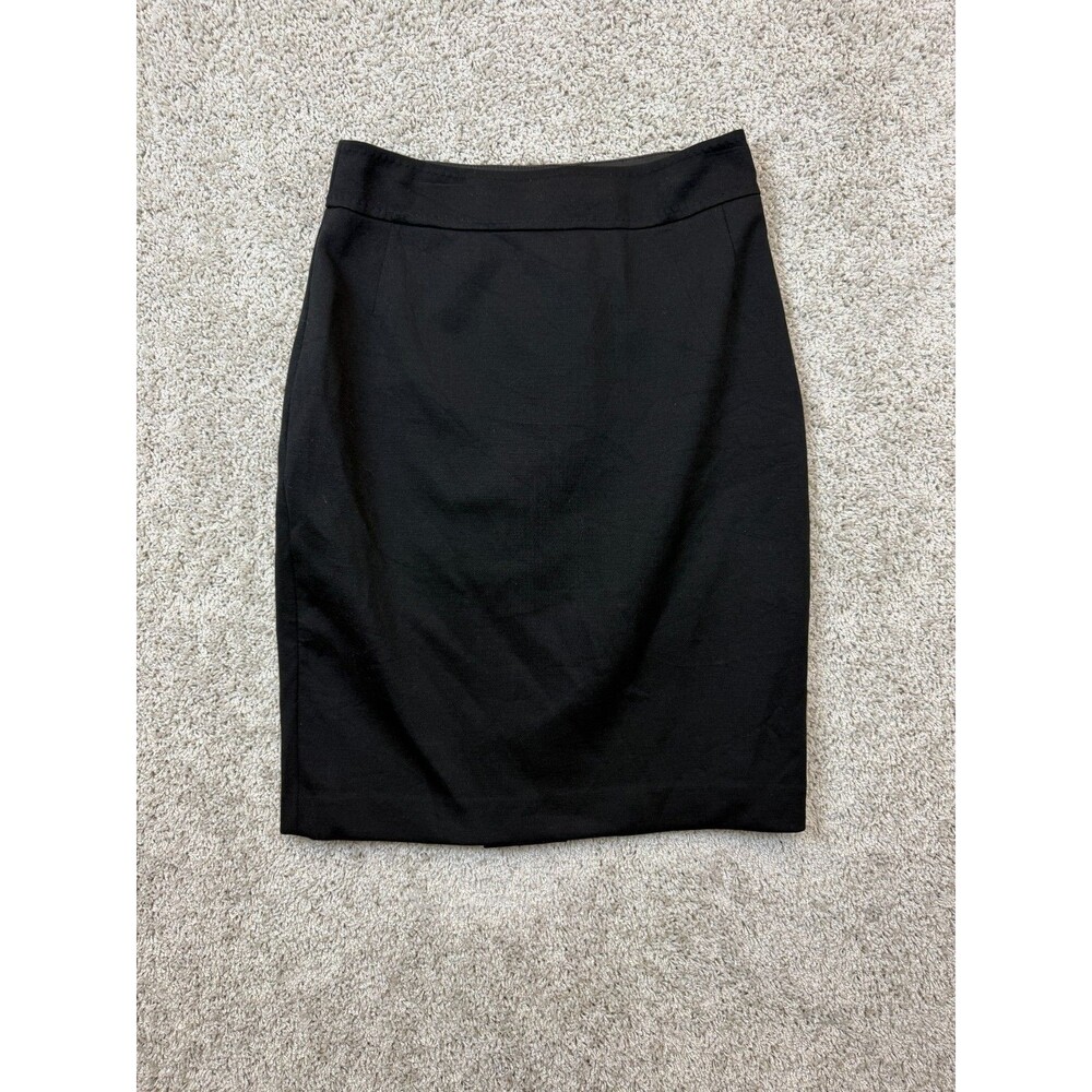 Tahari Womens Black Pencil Skirt Stretch Career Office Business Workwear Classic